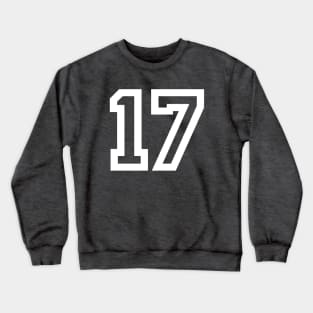 Sports Shirt #17 (white letter) Crewneck Sweatshirt